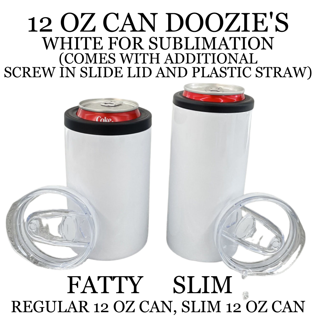 12 Oz Can Coolers - Slim and Fatty