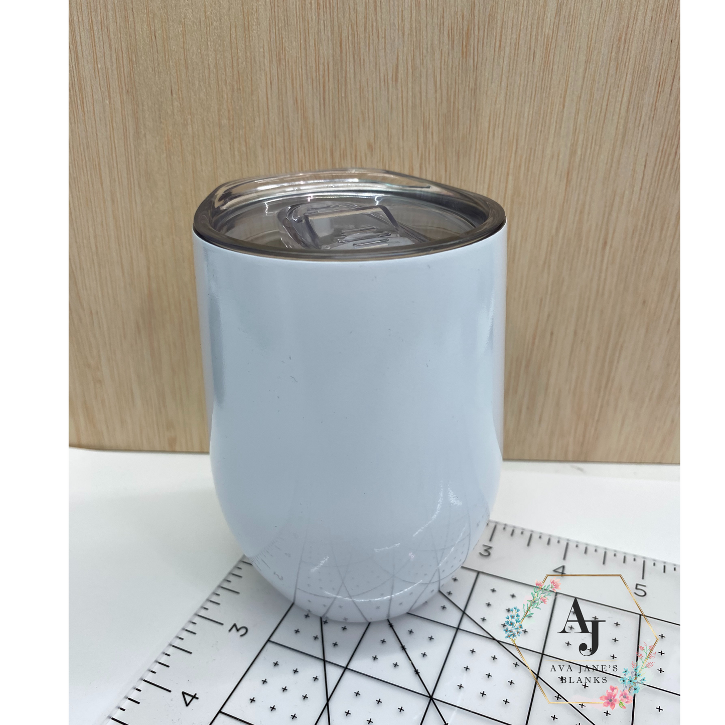 Wine Tumbler - 12 Oz with Lid