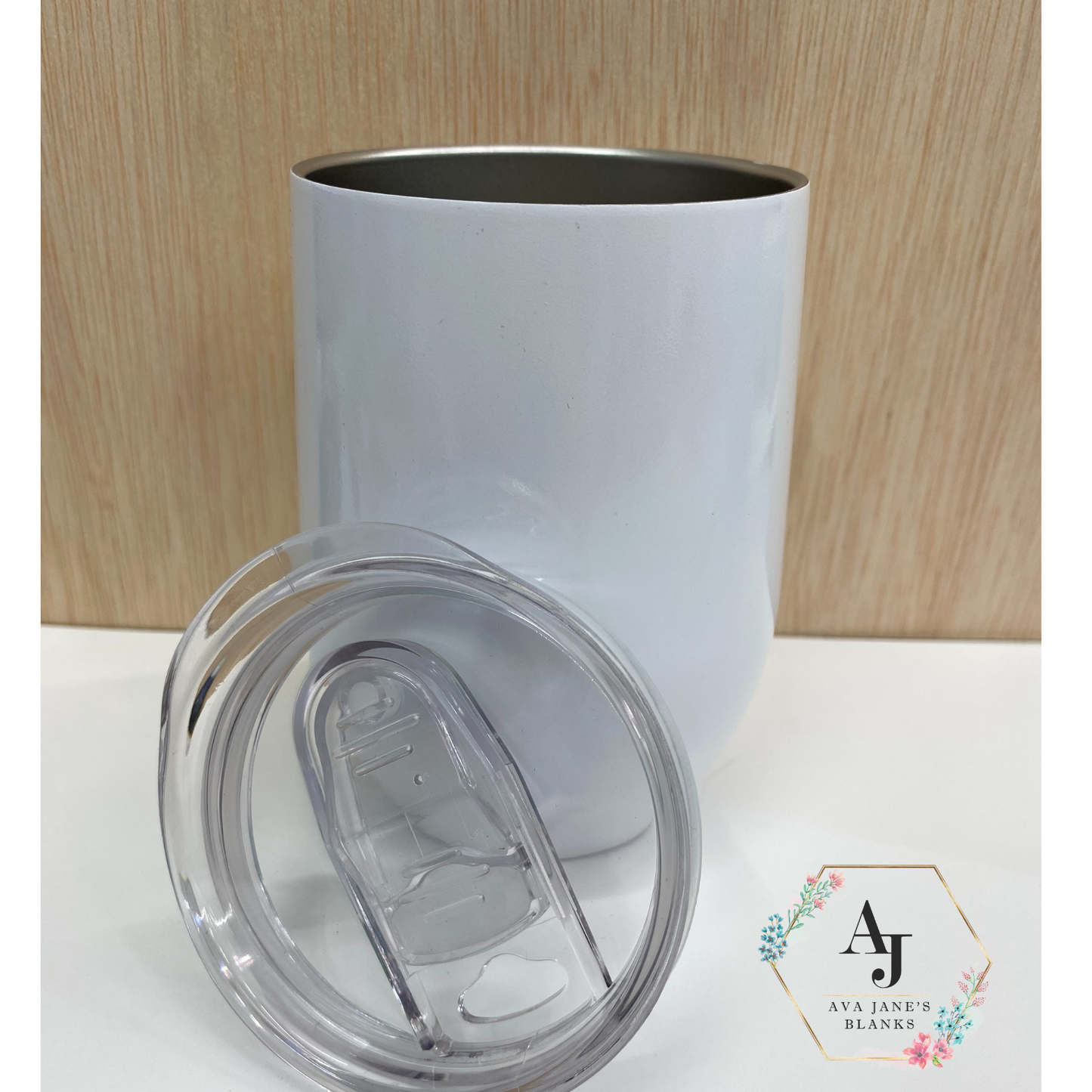Wine Tumbler - 12 Oz with Lid