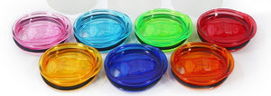 Colored Replacement Lid - 20 oz Skinny/25 Oz Glass Tumblers