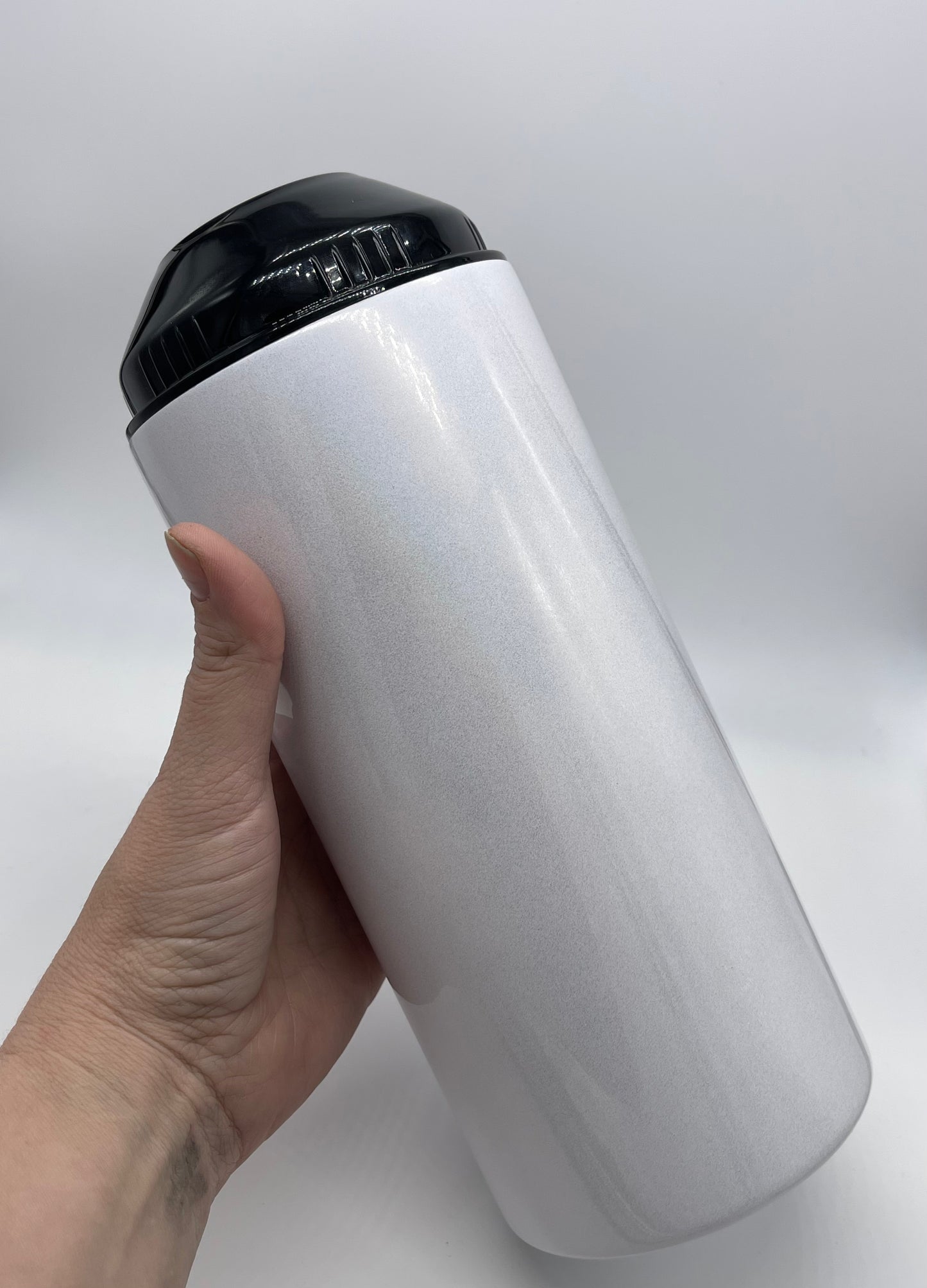 Wine Bottle Holder - White Shimmer Sublimation